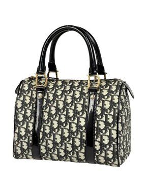 Dior Trotter Pattern Mini Boston Bag